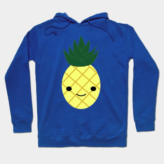 Cute Kawaii Pineapple Hoodie by Hedgie Designs